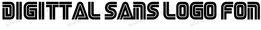 Digittal Sans Logo Font字体转换